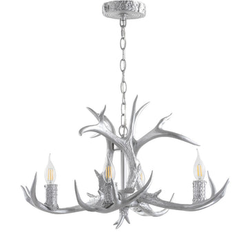 Eldora Adjustable Resin Antler LED Chandelier